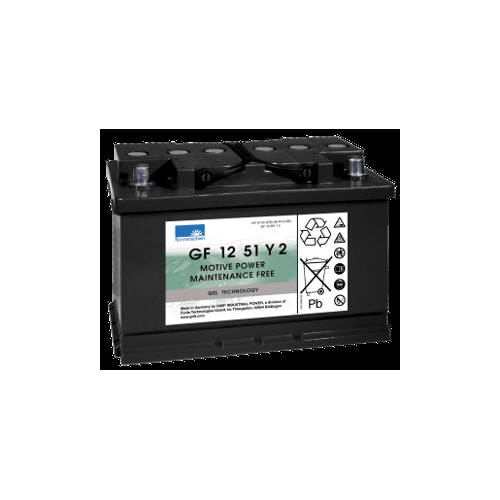 GF12051Y2 Sonnenschein Gel Traction Battery GF-V, 12V 56Ah, 1 Year Warranty